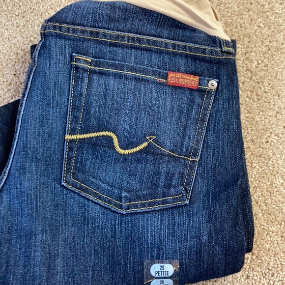 7FAM Boot Cut Maternity Jeans 29 Petite - Picture 10 of 15